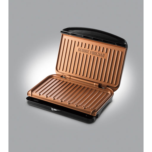 George Foreman - Grillgerät Fitnessgrill Copper Medium 25811-56 George Foreman − 2 Stück
