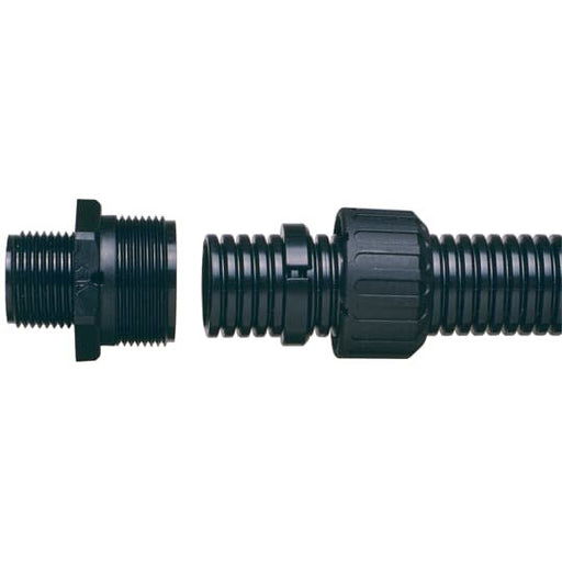 ABB Stotz S&J T&B - Kunststoff-Wellschlauch-Verschraubung Verschraubung gerade AR34/M32/A/BL M32 schwarz − 10 Stück