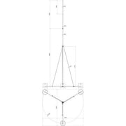 DEHN - Fangeinrichtung für Blitzschutz Fangstange FSD4016106000#105600 D40/16/10 L6000 Al