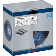 Bosch - Rotierende Drahtbürste PRO Metal clean X-Lock 2608620732 Scheibenbürste 115 x
