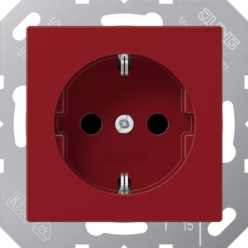 Jung - Steckdose SCHUKO-Steckdose A 1520 BF RT rot