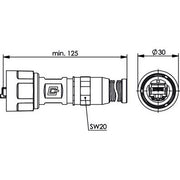 Telegärtner - Modularer Steckverbinder STX V1 RJ45-Steckerset fel 100007458 dkonfektionierbar AW