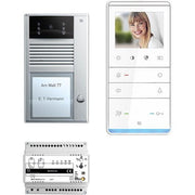 TCS Tür Control - Türsprech-Set Video-Türsprechanlagenset PVC1311-0010 1 Taste AP, Freispr