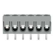 WAGO - Leiterplattenklemme GDS-Klemme 2,5 mm 6-polig 237-136 grau − 300 Stück