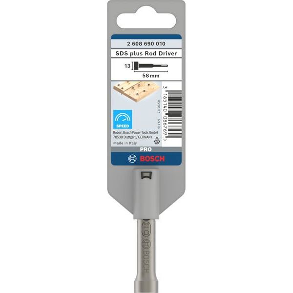 Bosch - Bohrer PRO SDS plus 2608690010 Einschlaghilfe 58 mm