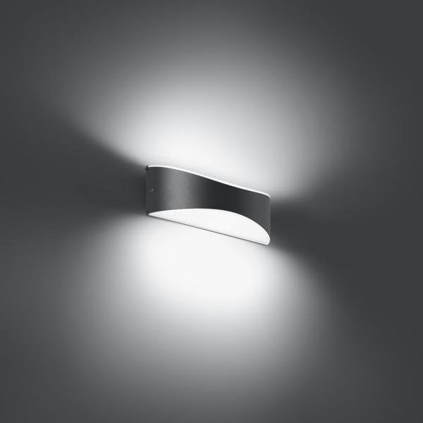Brumberg Leuchten - Decken-/Wandleuchte LED-Wandanbauleuchte 65061103 3000K, graphit
