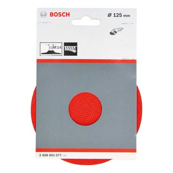 Bosch - Stützteller für Schleifwerkzeug PRO Stützteller, 125 mm, 2608601077 M14, Klettverschluss