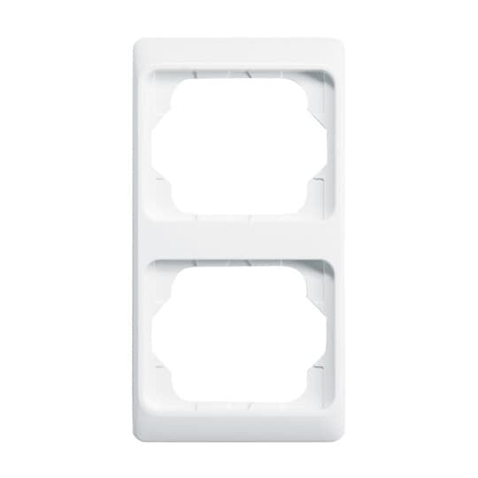 Busch-Jaeger - Abdeckrahmen Rahmen 2-fach 1732 KA-24G studioweiß, senkr.  − 1 Stück
