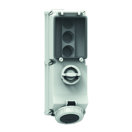 Bals Elektrotech - CEE-Steckdose abschaltbar, abgesichert (IEC 60309) Wandsteckdose abschaltbar 17021 verriegelt abgesich