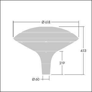 Thorn - Straßen- und Platzleuchte LED-Leuchtenkopf PLD D 18L #96668657 4000K