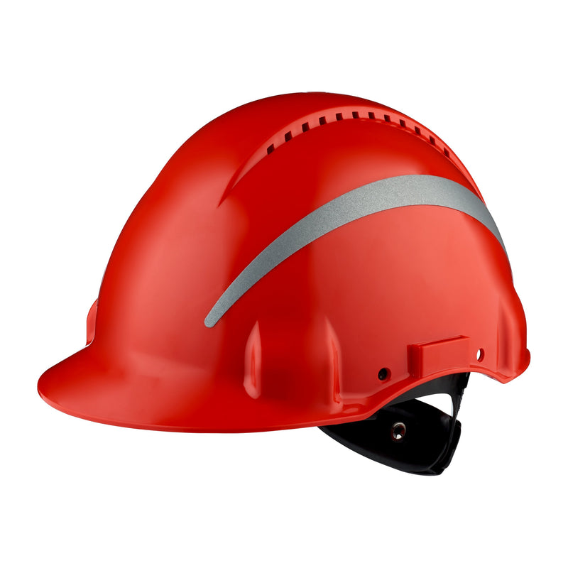 3M - Schutzhelm G3000 G30NURR Rot, Reflex − 20 Stück