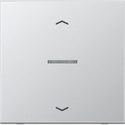 Jung - Abdeckung/Bedienelement für Installationsschalterprogramme Wippe Symbole/Lichtl.alu AL 2990 KO5P für Taster