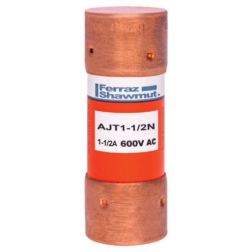 Mersen - Zylindrische Sicherung Sicherungseinsatz AJT1-1/2N 21x57 AC600V 1,5A/T − 10 Stück
