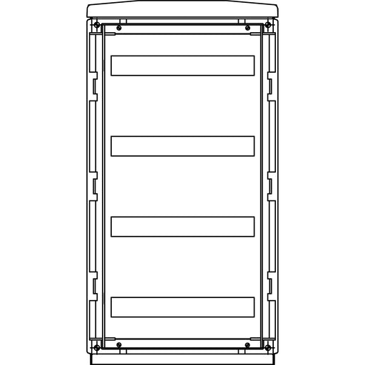 Elsta Mosdorfer - Installationskleinverteiler Installationsverteiler IVX-A-4 IVFX-A-4GF (72TE)