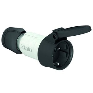 Bals Elektrotech - Schutzkontaktkupplung Schutzkontakt-Kupplung 748709 16A 250V IP44, grau − 20 Stück