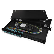Corning - Patchpanel LWL LWL-Gehäuse ausziehbar LAN1-12AD-PGTL-B vorbestückt