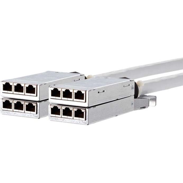 Metz Connect - Patchkabel Kupfer Patchkabel AWG 26/1 5m DCCS C6APL26 5m S/FTP 24p 6xRJ45