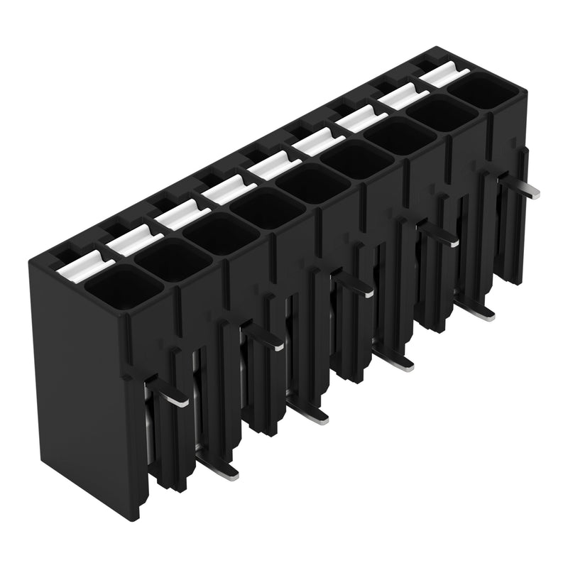 WAGO - Leiterplattenklemme THR-Leiterplattenklemme 2086-1229 Drücker,1,5mm²,sw − 96 Stück