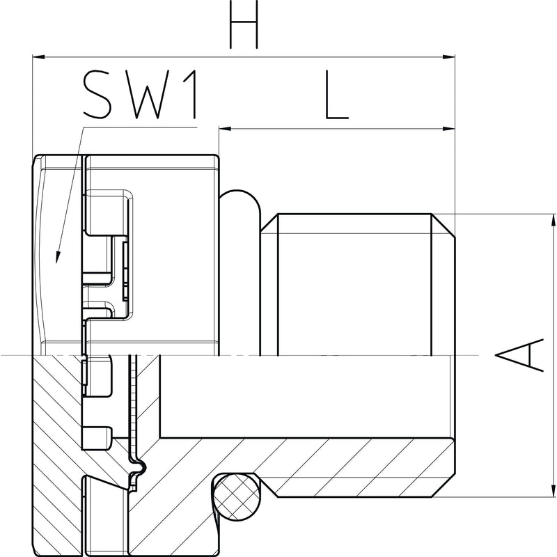 Jacob - Verschlussschraube Druckausgleichselement JDAE40PA7035 M40x1,5 − 5 Stück