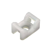 HellermannTyton - Befestigungssockel und -element für Kabelbinder Befestigungssockel KR6G5-W-BK − 100 Stück