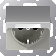 Jung - Steckdose SCHUKO Steckdose A 1520 NBFKL AL 16 A 250 V,aluminium