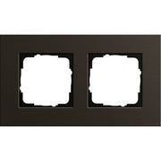 Gira - Abdeckrahmen 2-fach 0212127 aluminium braun