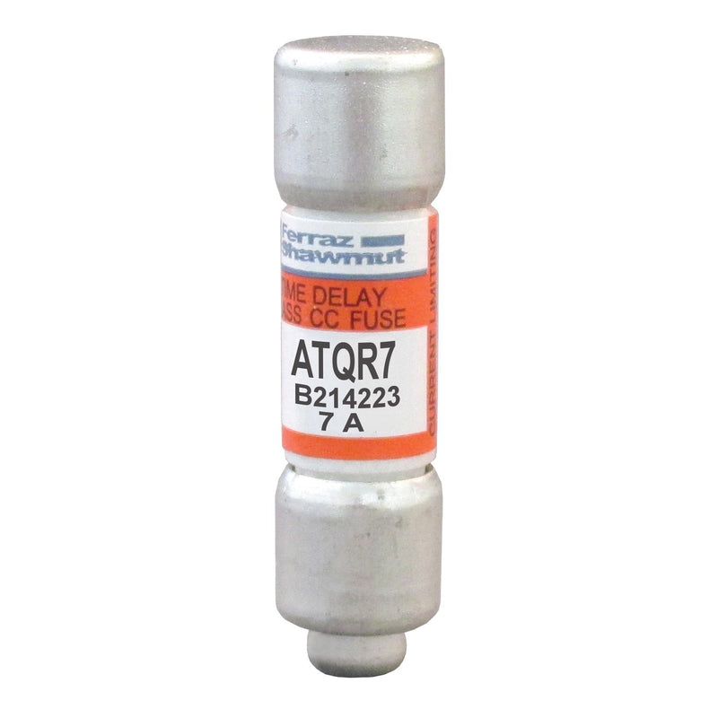 Mersen - Zylindrische Sicherung Sicherungseinsatz Class CC ATQR7 7A/600V 10x38 − 10 Stück