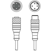 Leuze - Konfektioniertes Sensor-Aktor-Kabel Verbindungsleitung KDS UM124AM124AV1020 − 1 Stück