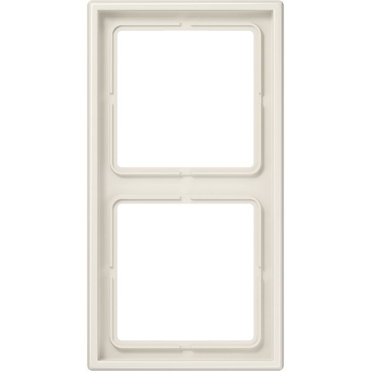 Jung - Abdeckrahmen Rahmen 2-fach ws LS 982 W waage/senkrecht