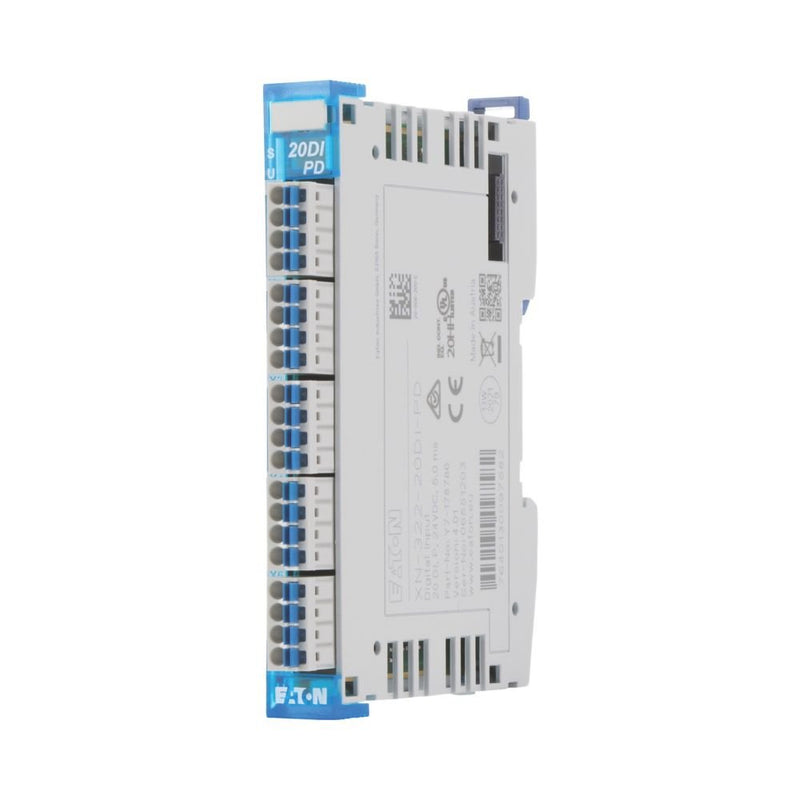 Eaton - Feldbus, Dez. Peripherie Digitales Ein-/Ausgangs-Modul Eingabemodul digital XN-322-20DI-PD 20 Eing.24VDC 0,5ms