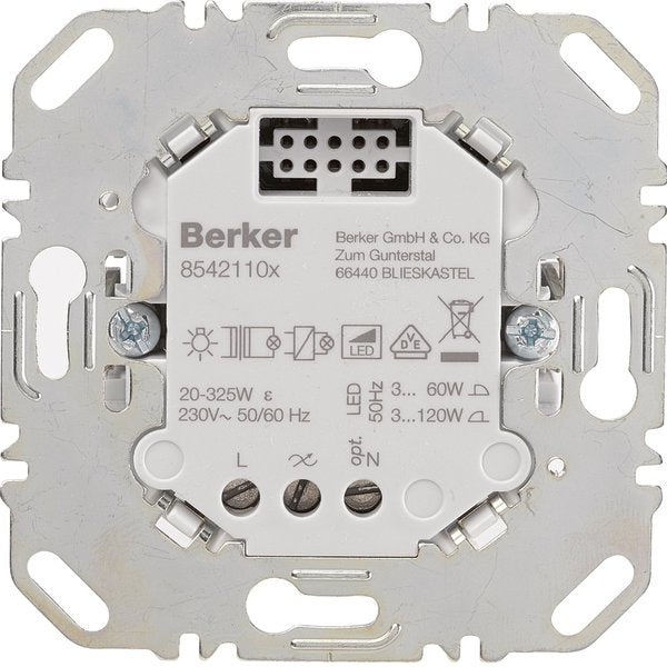 Berker - Dimmer Tastdimmer (R, L) 85421100 Hauselektronik