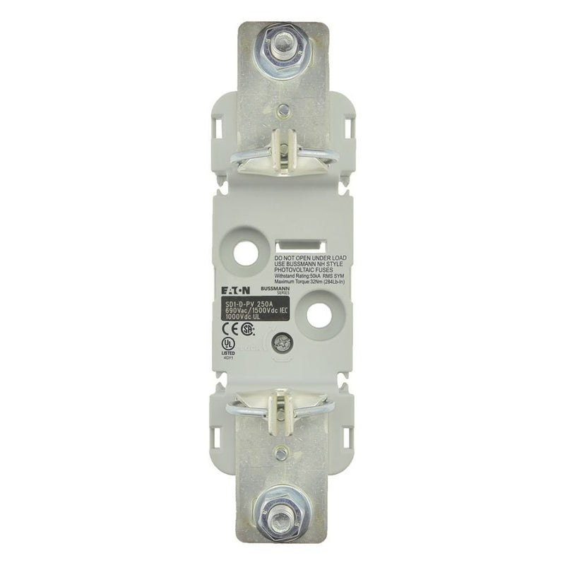 Eaton - NH-Sicherungsunterteil Sicherungsunterteil NH1 SINGLE#SD1-D-PV superfli. 250A 1500V − 3 Stück