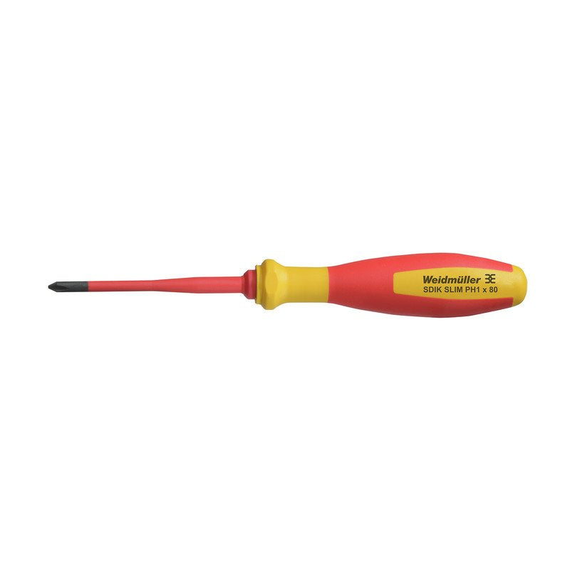 Weidmüller - Kreuzschlitz-Schraubendreher Schraubendreher Kreuzsch. SDIK SLIM PH1 X 80 80 mm