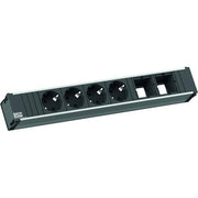 Bachmann - Mehrfachsteckdose Steckdosenleiste 912.007 4xSchutzk.2xABD