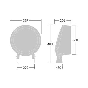 Thorn - Downlight/Strahler/Flutlicht LED - Fluter CONT3 36L #96633693 840