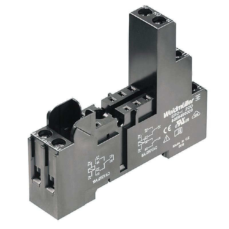 Weidmüller - Relaissockel 1 Wechsler SRC-I 1CO Schraubanschluss − 10 Stück