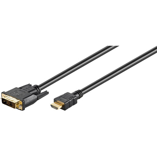 Goobay - Konfektioniertes A/V-Kabel DVI-D/HDMI-Kabel 51581 Single-Link/St(TypA)