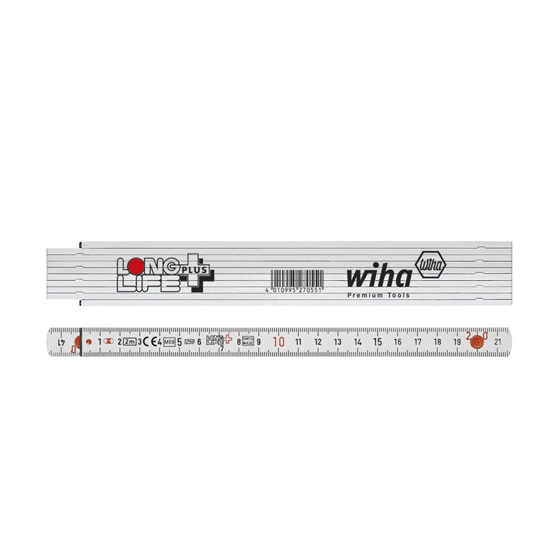 Wiha - Gliedermaßstab 41020011 2m, metr., 10Glieder