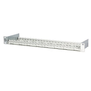 Metz Connect - Frontpanel/Patchpanel leer (Schaltschrank) 19Z Träger 1HE 130863T101E f.24 Kabelverbinder