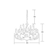 Brumberg Leuchten - Pendelleuchte 50806050 E14 gold 12x40W max