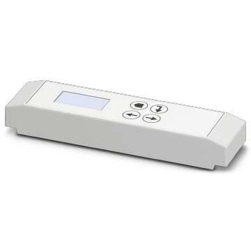 Phoenix Contact - Elektronik-Leergehäuse Gehäuseoberteil m Display 1215686 Tragschienengehäuse − 10 Stück