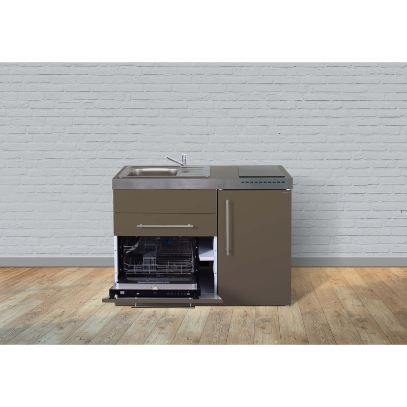 Stengel - Mini-Küche Miniküche Premiumline MPGSMM120KSGSGKFreBl Mokka metallic