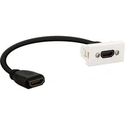 E+P Elektrik - Multi-Einsatz/Abdeckung für Daten- und Kommunikations-Anschlusstechnik Anschlussblende HDMI 2.0 WDH 20 LOSE f.WDA2Lose