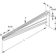 Niedax - Ausleger für Kabeltragsystem Wandausleger KTA 700