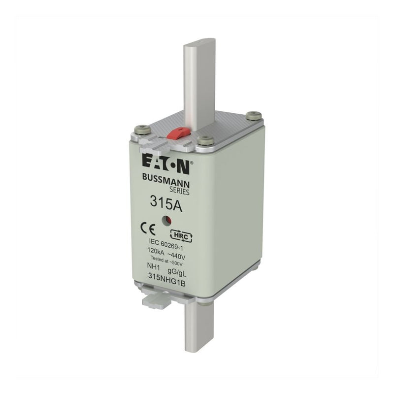 Eaton - Messersicherung Sicherungseinsatz Nieders. NH-SICHERU#315NHG1B 315A AC 440V 120kA − 3 Stück