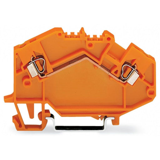 WAGO - Durchgangs-Reihenklemme Durchgangsklemme 780-602 0,08-2,5qmm orange − 50 Stück