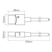 Nobile - Zubehör/Ersatzteile für Lichtschlauch/-band Anschlußkabel 5er Set 5011510665 − 1 Stück