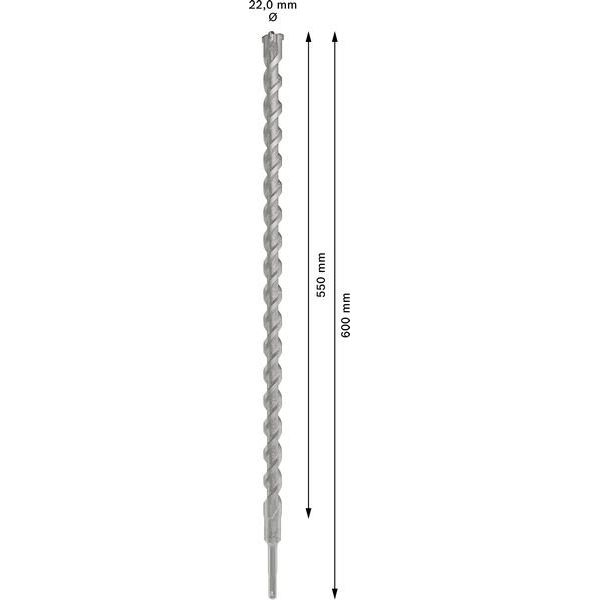 Bosch - Bohrer PRO SDS plus-5X 2608836646 Hammerbohrer 22 x