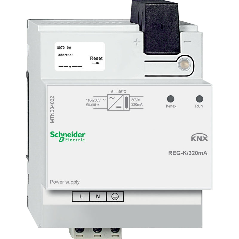 Schneider Electric - Bussystem-Spannungsversorgung KNX Spannungsversorgung MTN684032 REG-K/320 mA − 1 Stück
