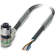 Phoenix Contact - Konfektioniertes Sensor-Aktor-Kabel M12 SAC4P5,0PUR/M12FR-3L gewinkelt,4p.,5m